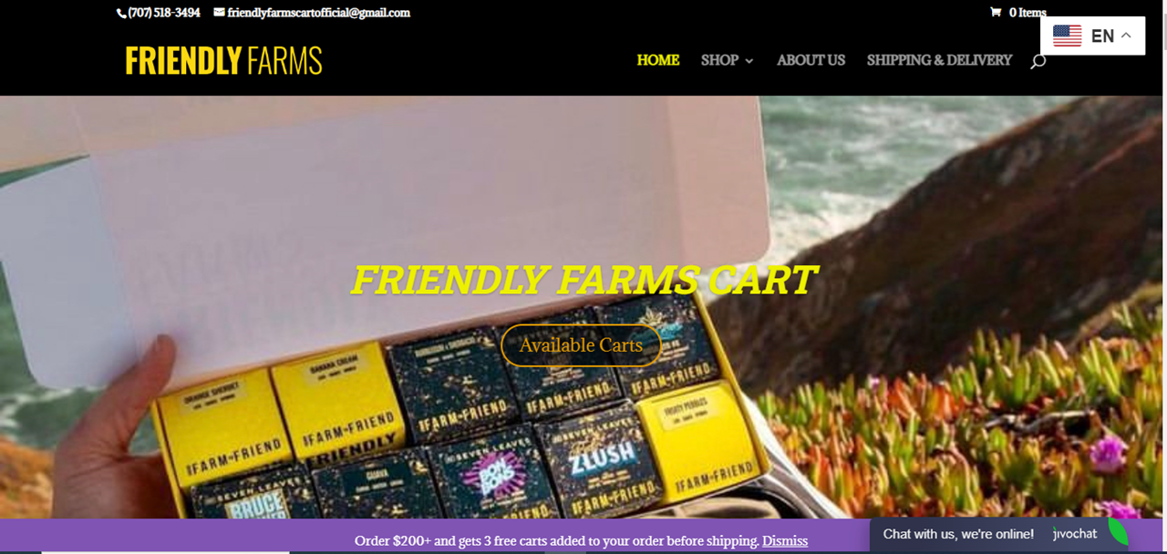 discover the best of nature at friendly farms cart